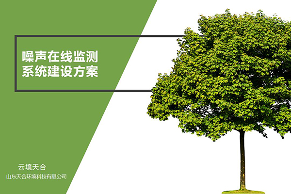 噪声监测规划
