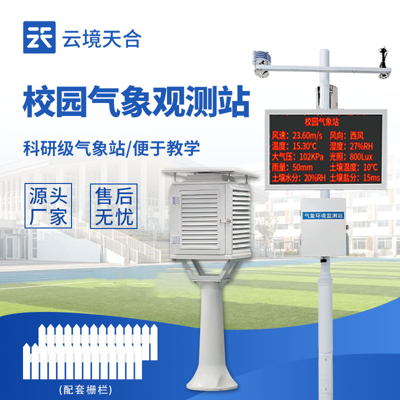 高校智慧校园建设标配：：：校园形象站top推荐，实时监测校园微气象